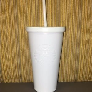 Baby blue Starbucks cup